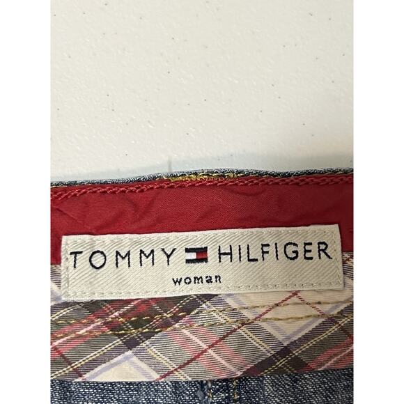 Vintage Y2K Tommy Hilfiger Women’sDenim Light Wash Maxi Long Skirt Sz 16 Western - Picture 5 of 9